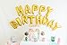 UP Celebrations - Birthday Banner, Happy Birthday Banner, Birthday Balloons, Birthday Decorations, Balloon for Birthday, Foil Happy Birthday Balloons, Balloon Decorations (Matte Gold, 16 Inch)