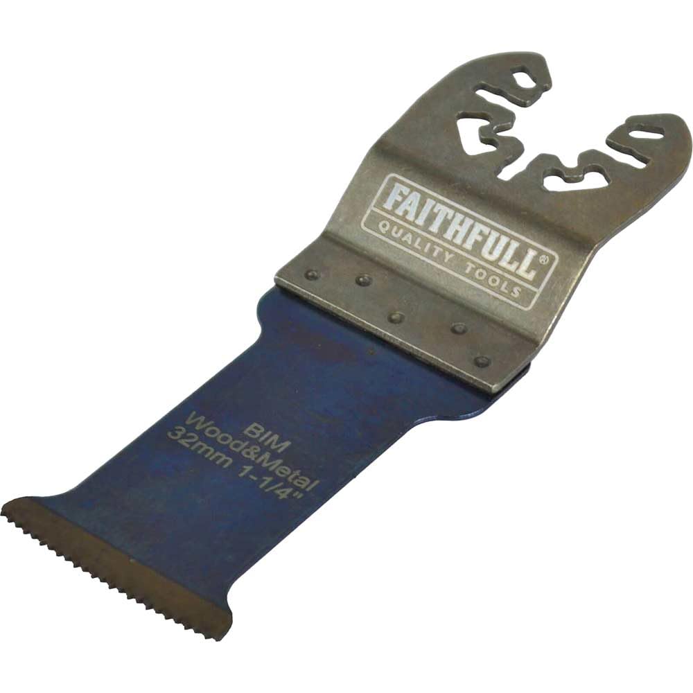 Faithfull Premium Arc CutWood & Metal Bi-Metal Blade32mm