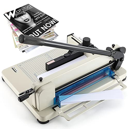 CGOLDENWALL Paper Cutter, Industrial Guillotine, 0.03 mm Precision Cutting Precision, 400 Sheets - 4 cm Maximum Cutting Thickness, Suitable for Office, Production, Leather Fabrics