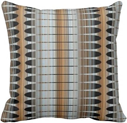 Vincent Vivi Warm Earth Tones Peruvian Array Cotton Throw Pillow Case