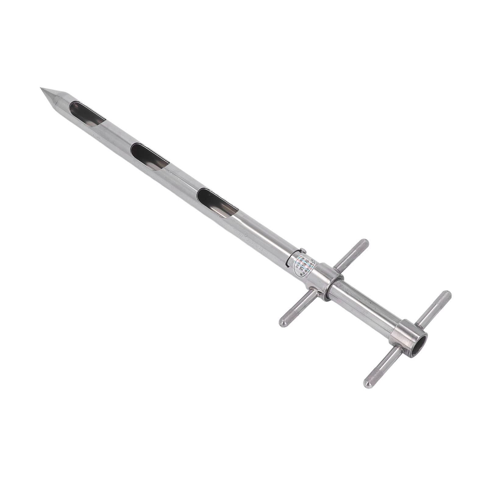 Sampling Tool, Pointed Design 0.54m Length Easy Clean Soil Sampling Probe for Grain Powder