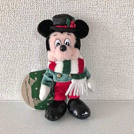 Amazon 35周年 クリスマス ミッキー ぬいば ぬいぐるみバッジ バッジ ホビー