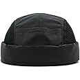 CLAPE Breathable Docker Cap Rolled Cuff Beanie Brimless Worker Hat Street Casual Visor-Less Sailor Skullcap