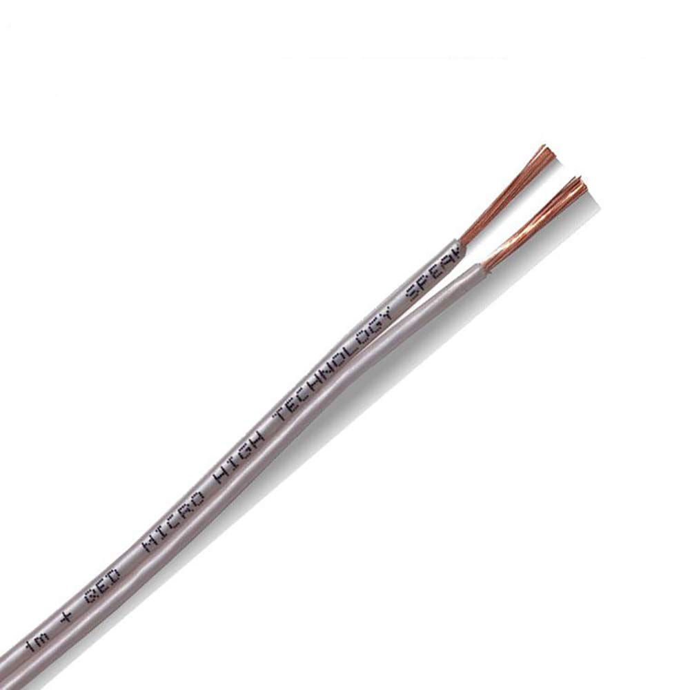 QED Performance Micro White OFC Speaker Cable Ideal for HiFi, Home Cinema and Bookshelf Loudspeakers (30 metres)