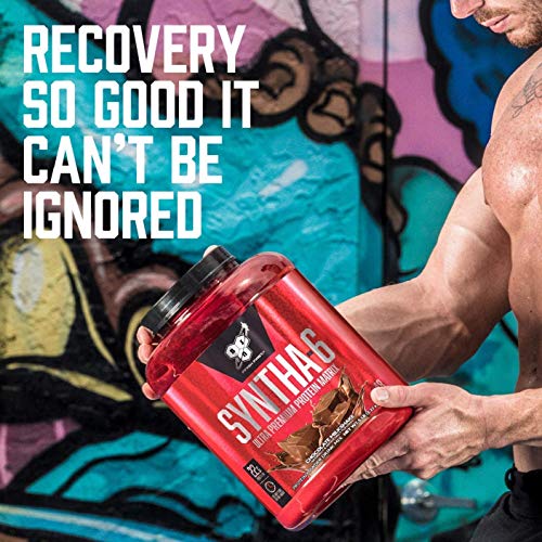 BSN SYNTHA-6 Whey Protein Powder, Micellar Casein, Milk Protein Isolate, Chocolate Milkshake,...