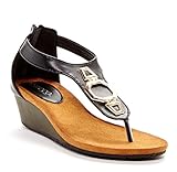 Bucco Departa Womens Fashion Wedge Sandals