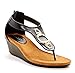 Bucco Departa Womens Fashion Wedge Sandals
