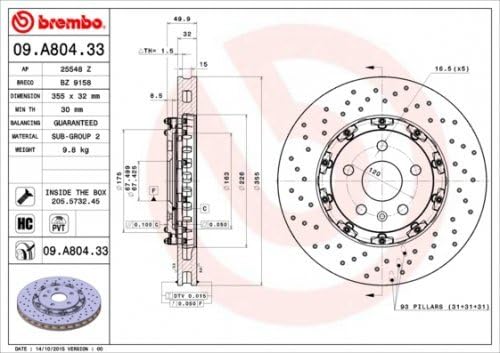 Brembo – Brake 09.a804.33