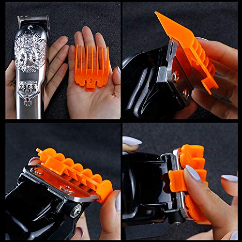 10Pcs Colorful Clipper Guards,Professional Hair Clipper Guards Set 1/16