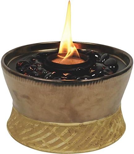 Tiki 7 In. Round Ceramic Firebowl - 1 Each