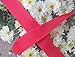 Red 1 Inch Grosgrain Ribbon. 50 Yards Gift Wrapping Spool by Drency Ribbons
