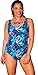 Aquabelle Women's Chlorine Resistant Flare Sport Swimsuit