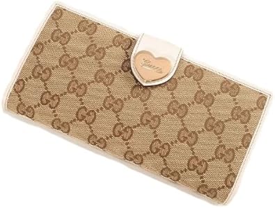 Amazon グッチ Gucci 二つ折り長財布 Gg柄 キャンバス ハート 3550 Ffpag 9761 並行輸入品 財布