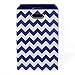 Modern Littles BLDLAUN111 Bold Chevron Folding Laundry Basket Blue