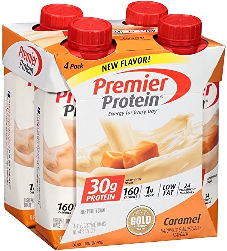Premier Protein 30g Protein Shakes, Caramel, 11 Fluid Ounces, 8 Count ...