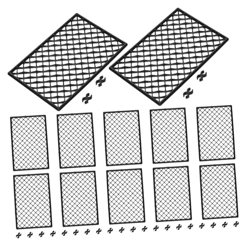 FOYTOKI 30pcs Rc Car Garage Mesh Panel for Drift Field Assembly DIY Road Track Panels Compatible with Various Rc Car Easy to Install and Realistic Design