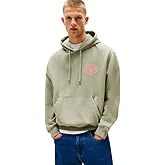 Tommy Jeans Men's Medium Weight Hoodie Sweatshirt with Printed Back Graphic