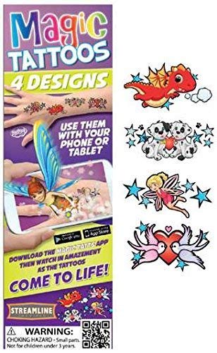 Streamline Magic Tattoos- Come to Life! (4 Designs per package) (Fairy (MTT502))