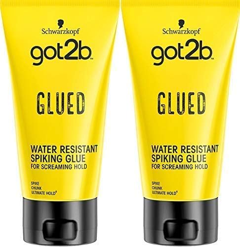 Schwarzkopf GOT2B Glued Styling Spiking Glue 150 ml, 75 ml (Pack of 2)