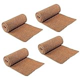 CloseoutZone (Set/4) Ice Carpet Mats - Non Slip Walkway Winter Weather Snow Safety