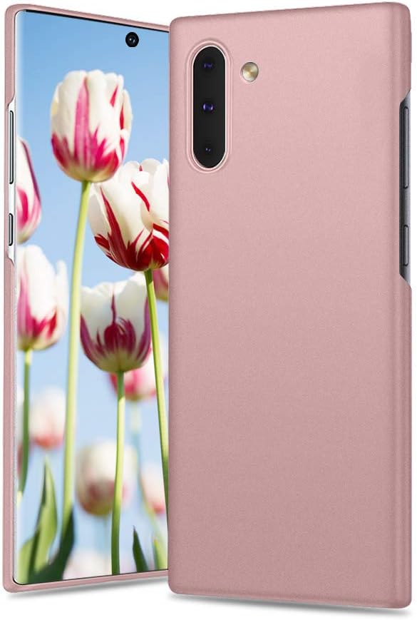 Meidom Case for Galaxy Note 10 with Ultra Thin Slim Anti Fingerprints Matte Finish and Protective Hard Plastic Phone Case Cover for Note 10 - Rose Gold