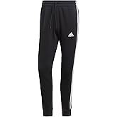 adidas Men's Essentials 3-Stripes Fleece Tapered Cuff Pants