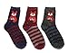 EBMORE Women's Animal Pattern Warm Socks For Winter (Fox Stripe),Free size