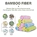 WITLIFCH Organic Bamboo Washcloths Luxury Hand Towels Set for Bath Kitchen Ultra Soft Fingertip Face Cleaning Spa Baby Gym Eco No Oder Dish Rags Wash Cloths 10