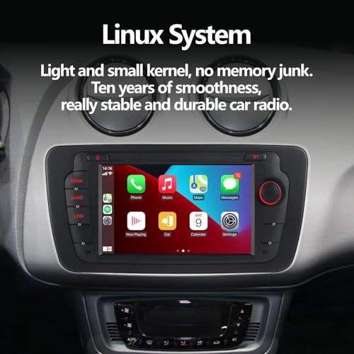 Car Radio for Seat Ibiza 6J 2009-2014 Wireless Radio Carplay/Android Car IPS Touch Screen/Bluetooth/Mirror Link/FM/AM/RDS/USB