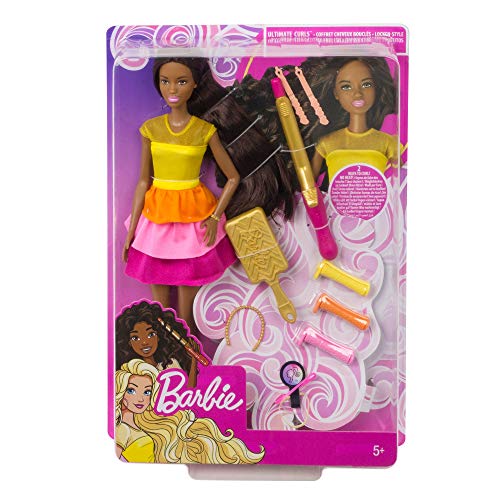 Barbie GBK25 Locken-Style Puppe, schwarzhaarig – Bild 8