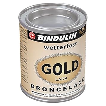 Goldlack wetterfest & farbtonstabil (125 Gramm)