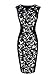 VfEmage Womens Elegant Print Optical Illusion Wear To Work Casual Pencil Dress