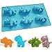 X-Haibei Novelty Dinosaur Chocolate Soap Candle Crayon Silicone Mould Kids Fun Maker
