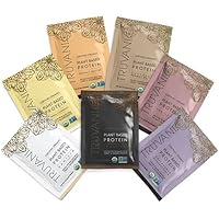 Truvani Organic Vegan Protein Powder Sample Pack - 20g of Plant Based Protein, Organic Protein Powder, Pea Protein for Women 