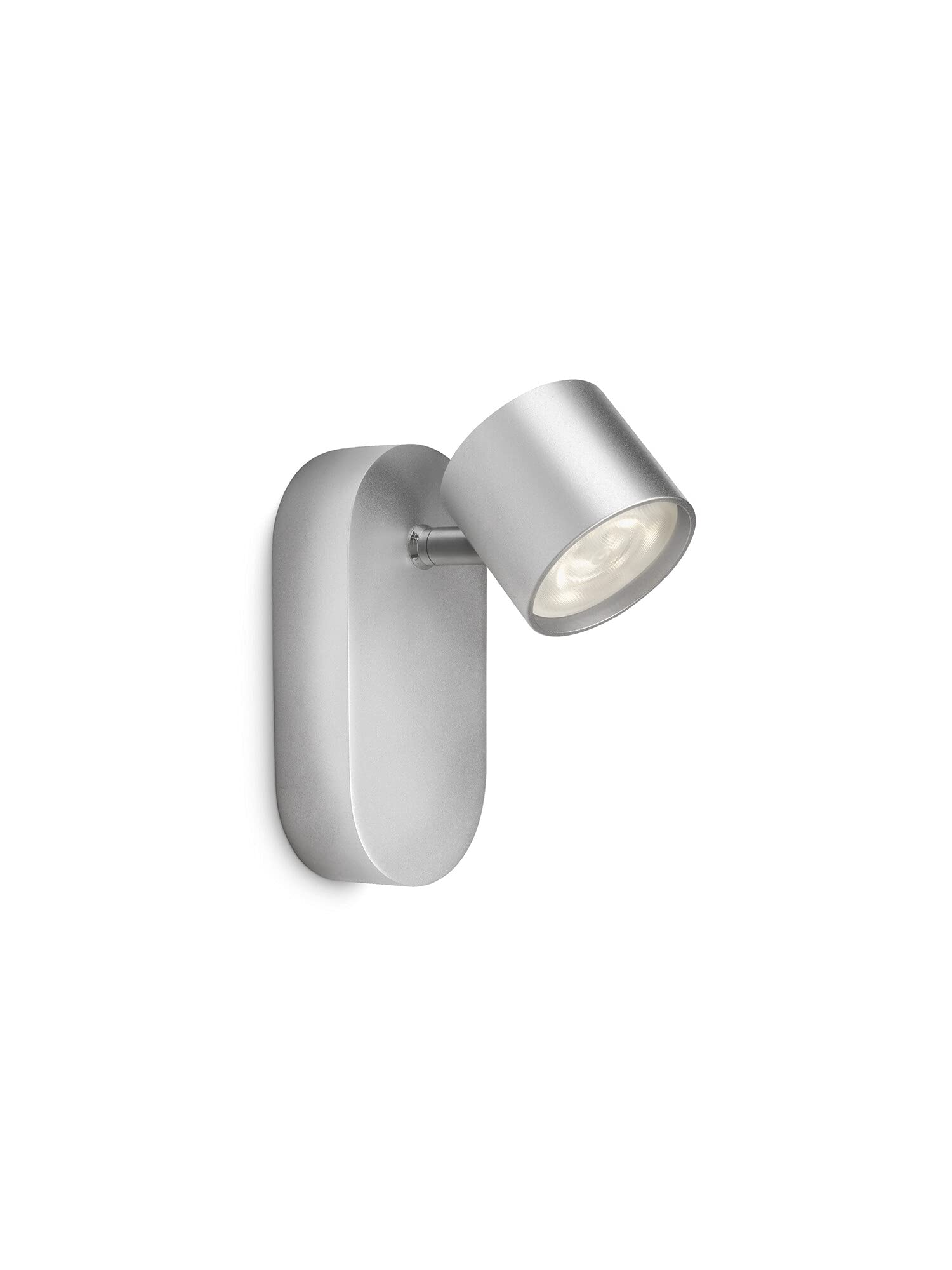 Philips MyLiving Star Single Spotlight (Integrated 1 x 3 W LED Bulb) - Aluminium, Silver