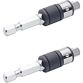 711L 2 in 1 Adapter HEX END - Swap Square Sockets in for Hex Bits with A Flick of Fingers -2PCS