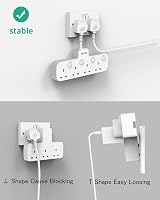 Mscien 4 Way USB Plug Extension with Switches 3250W 250V 13A Safety view 5