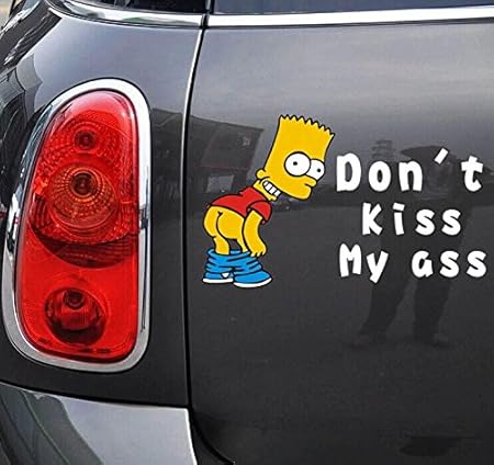 Amazon ザ シンプソンズ Shimpson 車 カーステッカー スキンシール 3topオリジナルクリーナー付属 並行輸入品 ステッカー デカール 車 バイク