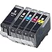 5 PK PGI 220 BK & CLI 221 B/C/MY Compatible Ink Cartridges for Canon PIXMA MP560,MP620, MP640, MP980, MP990