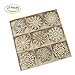27PCS Wooden Snowflakes Shaped Christmas Hanging Ornaments, Unfinished Blank Wood Cutouts Embellishments Crafts w/Natural Twine for Home Christmas Tree Decor, Xmas Gift Tags (Bulk Large Snowflakes)