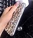 Guppy for iPhone Xs/iPhone X Diamond Case, 3D Handmade Luxury Sparkle Rhinestones Full Crystals Diamond Case Cover(Clear)