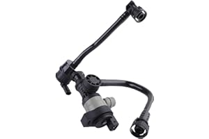 13907636157 Fuel Tank Ventilation Valve Assembly Metal Construction 2-Pin Connector With Pipe Component Compatible For BMW 5 