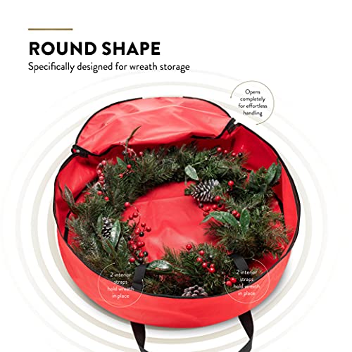 decorative wreath storage