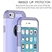 iPhone 6 Cases, Vogue Shop 2in1 Hybrid Hard PC Cover and Inner Soft Silicone Corner Protection High Impact Defender Combo Shell Case for iPhone 6 4.7 inch (purple)