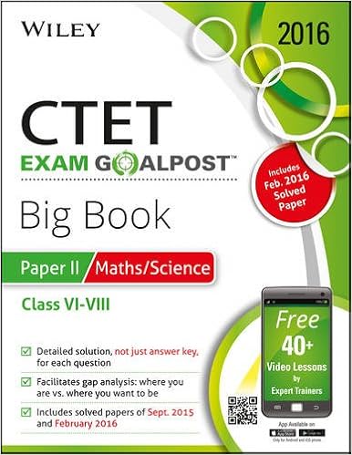 Wiley S Ctet Exam Goalpost Big Book Paper Ii Maths Science Class Vi Viii Dt Editorial Services 9788126561155 Amazon Com Books Wiley S Ctet Exam Goalpost Big Book Paper Ii Maths Science Class Vi Viii Dt Editorial Services 9788126561155 Amazon Com Books