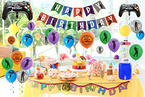 5 Pack+Gaming+Party+Supplies+Set