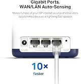 MERCUSYS Halo H50G AC1900 WiFi Mesh System 3-Pack Dual Band Extender Booster view 4