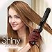 Professional Steam Hair Straightener by LaMagie Ceramic Tourmaline Ionic Flat Iron Salon Straighteners and Curlers Best Brush Curler all types of Hairs Includes Refill Bottle, Clips, Glove and Bag
