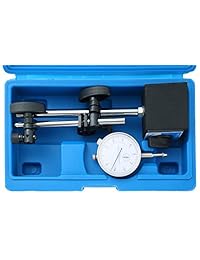 DASBET   Base magnética con ajuste fino, indicador de rango de 0   1 pulgada en caja de transporte resistente