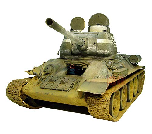 XHH Panzermodell Militärische Panzerpuzzle-Modellbausätze, sowjetisches T34-85-Panzerpuzzle-Modell im Maßstab 1:16…
